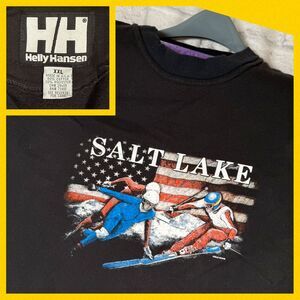 Helly Hansen Noble Wear Salt Lake Olympics Men 2XL Sweatshirt Skiing Skating USA